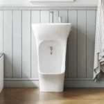 WuduEase Ceramic Easy Dual Level Wudu Basin with Mixer