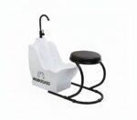 Foot Bath Wudu Basin with Chair Gunmetal