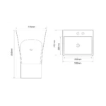 Ceramic Dual Wudu Basin UK