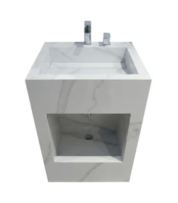 Dual Level Wudu Basin with Linear Waste