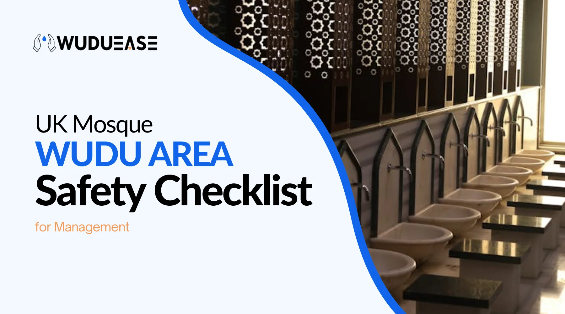 UK Mosque Wudu Area Safety Checklist for Management